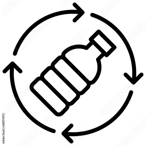 Plastic Recycling Icon
