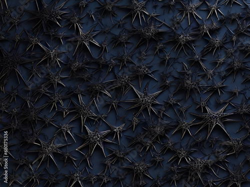 An interesting background texture that mimics the intricate patterns of a star's web. Image is generated with the use of an Artificial intelligence