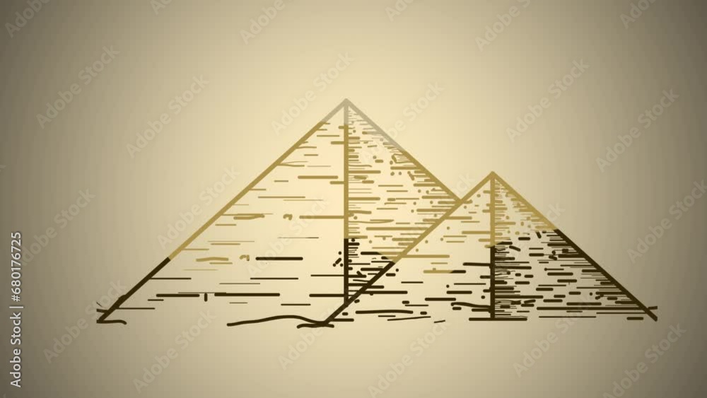 Egypt Pyramids Animation Egypt pyramid ancient history monuments to house the tombs of the ...