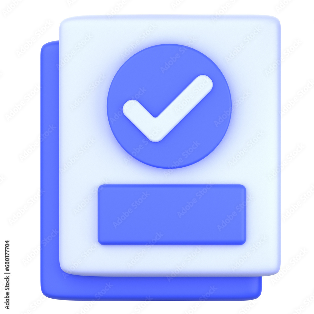 3d illustration of Verification. verification 3D icon concept. 3d render 3d illustration of Verification. verification 3D icon concept. 3d render
