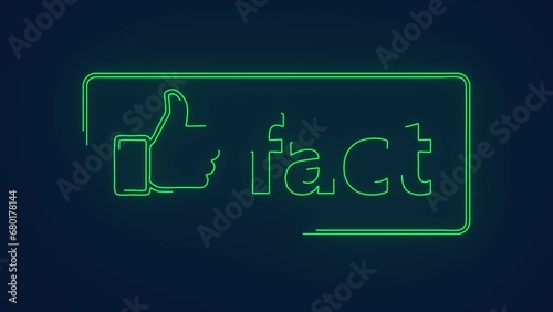 facts check investigating truthfulness of news on social media animation photo