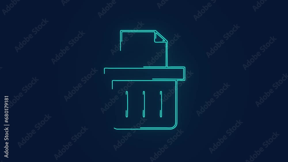 recycle bin deleting trash files in computer animation recycle bin deleting trash files in computer animation