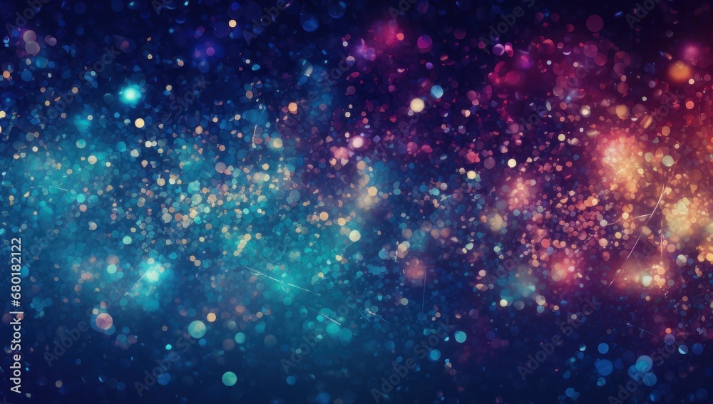 Abstract starry background with blue and pink hues, ideal for festive and celebratory designs.