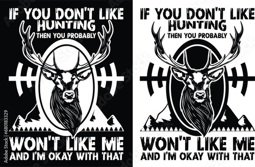 hunting tshirt design vector file, eps