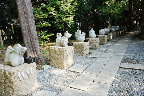 Asama-jinja or Shrine in Yamanashi, Japan - 日本 山梨 甲斐国一宮 浅間神社