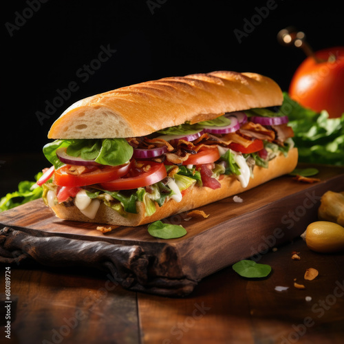 A delectable sandwich
