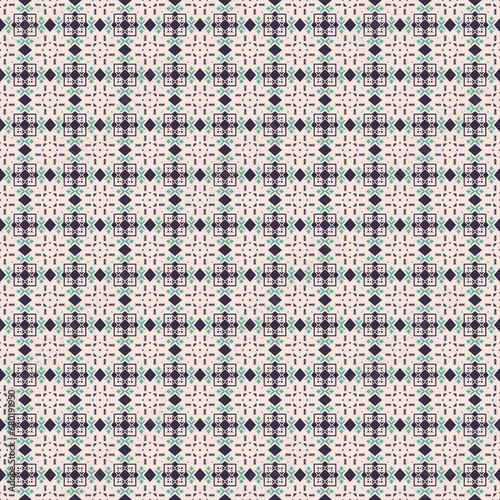 Seamless pattern in ethnic ...