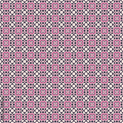 Seamless pattern in ethnic ...