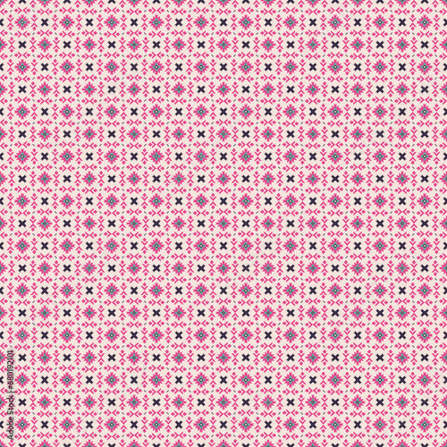 Seamless pattern in ethnic ...
