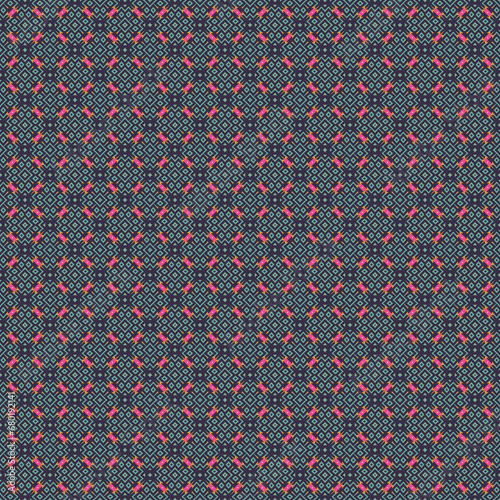 Seamless pattern in ethnic ...