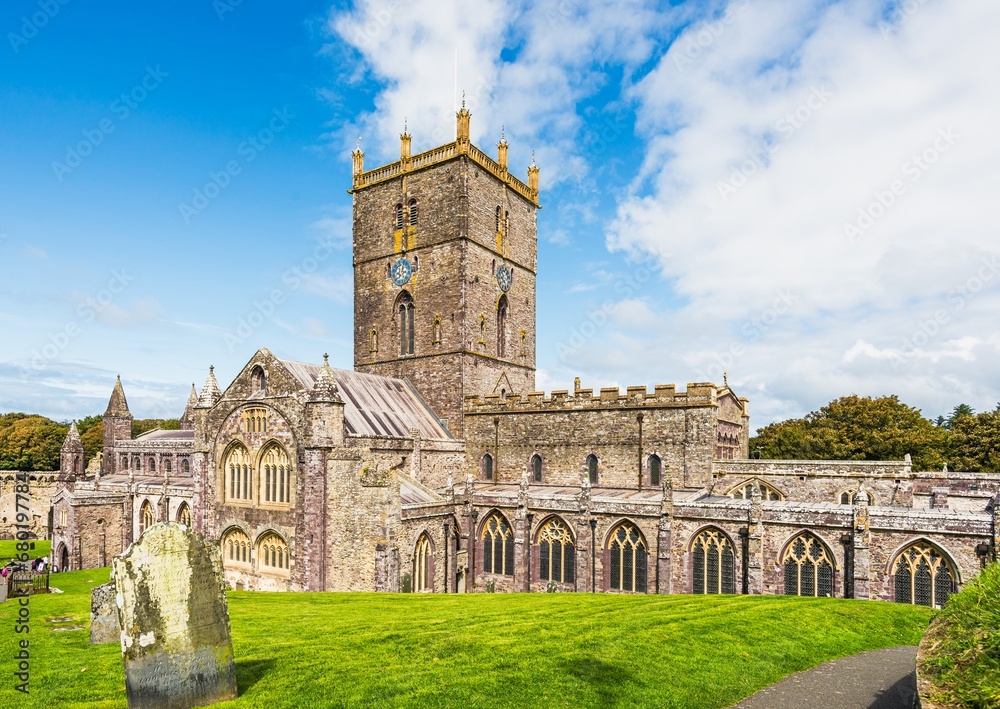 St Davids Cathedral, St Davids, Haverfordwest, Pembrokeshire, Wales, England