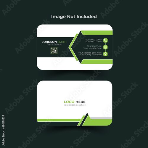 Corporate business card template design