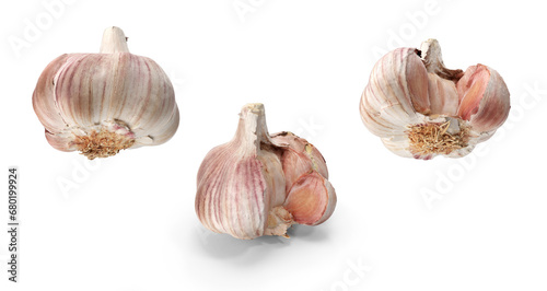 garlic isolated on transparent background