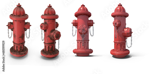 fire hydrant on transparent background