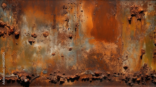 Metal texture with rust. Background, wallpaper.