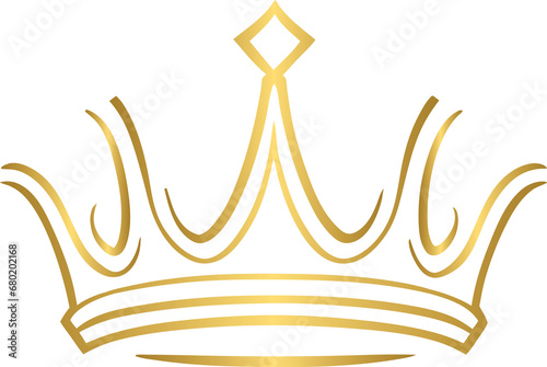 Golden crown, king, queen, princess, prince gold crown photo