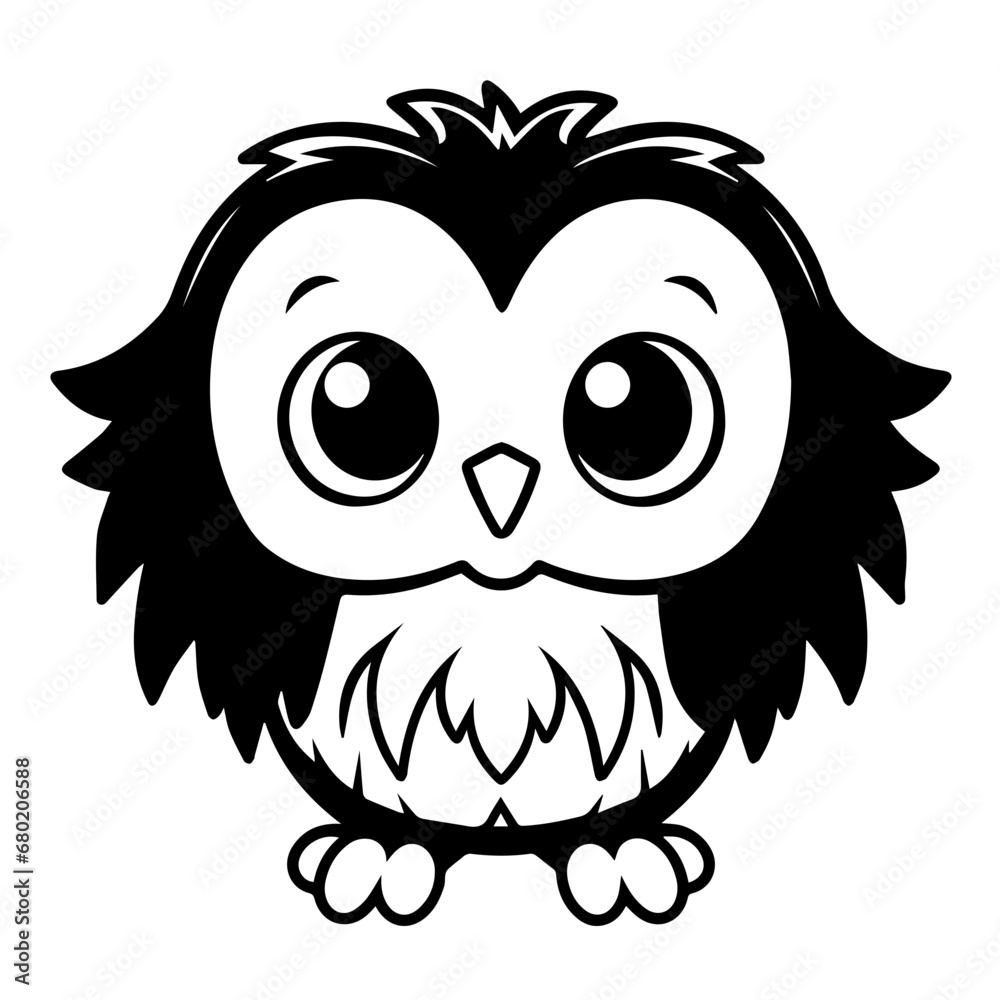 Cute Eagle Vector Illustration Cute Eagle Vector Illustration