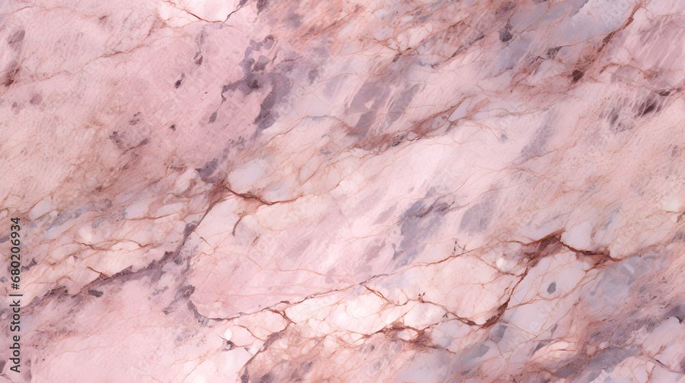 Seamless pale pink granite with crystalline textures