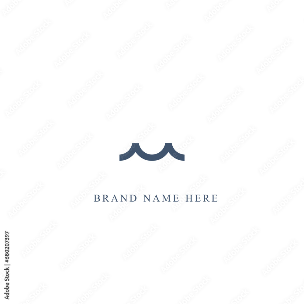 M letter logo design for fashion and beauty and spa company. M letter vector icon. Initial letter M linked circle uppercase monogram logo. M letter logo vector design. 