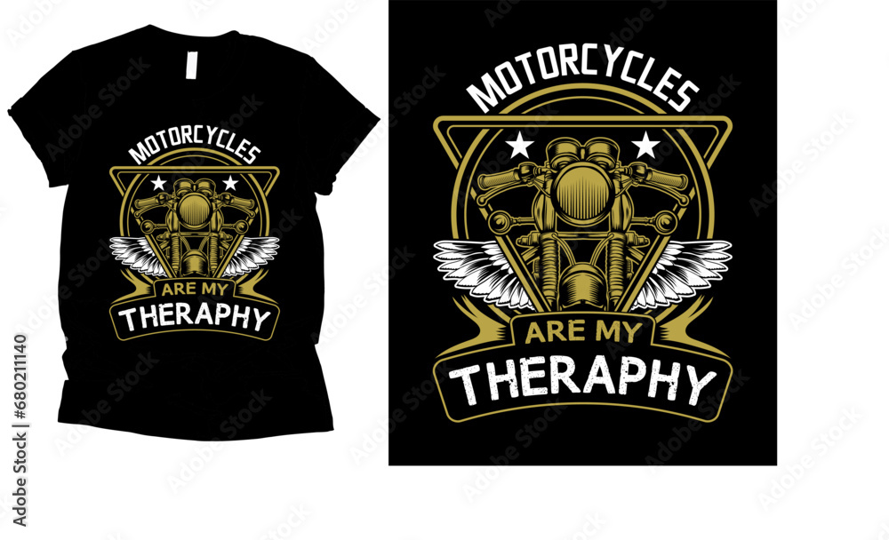 motorcycles are my therapy bike speed lover t-shirt design motorcycles are my therapy bike speed lover t-shirt design