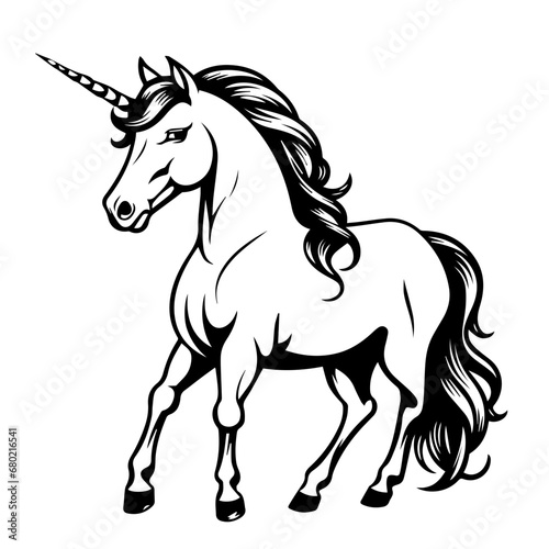 Enchanting Unicorn Vector Illustration