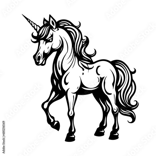 Enchanting Unicorn Vector Illustration