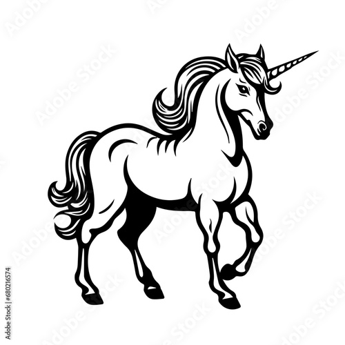 Enchanting Unicorn Vector Illustration