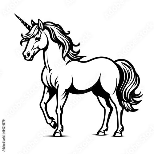 Enchanting Unicorn Vector Illustration