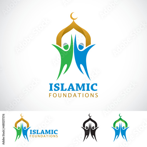 Islamic Forum Logo Design Template