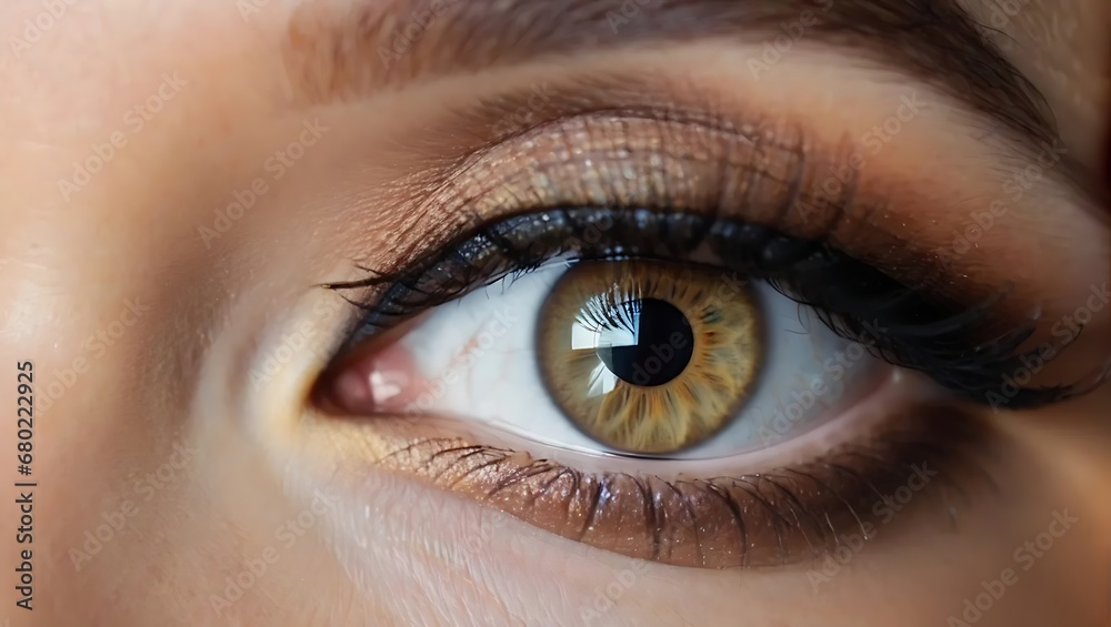 Fototapeta premium close up of female eye