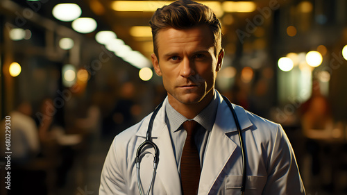 portrait of a doctor in a white coat