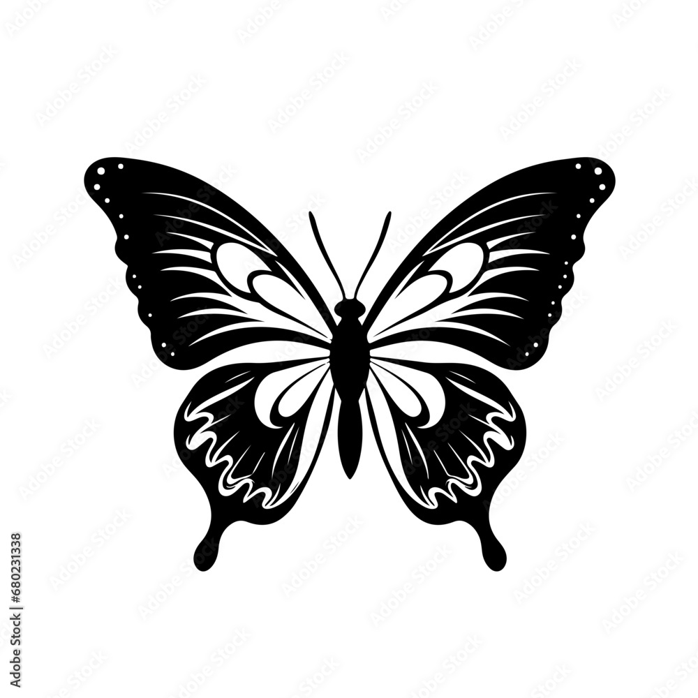 Delicate Butterfly Vector Illustration Delicate Butterfly Vector Illustration