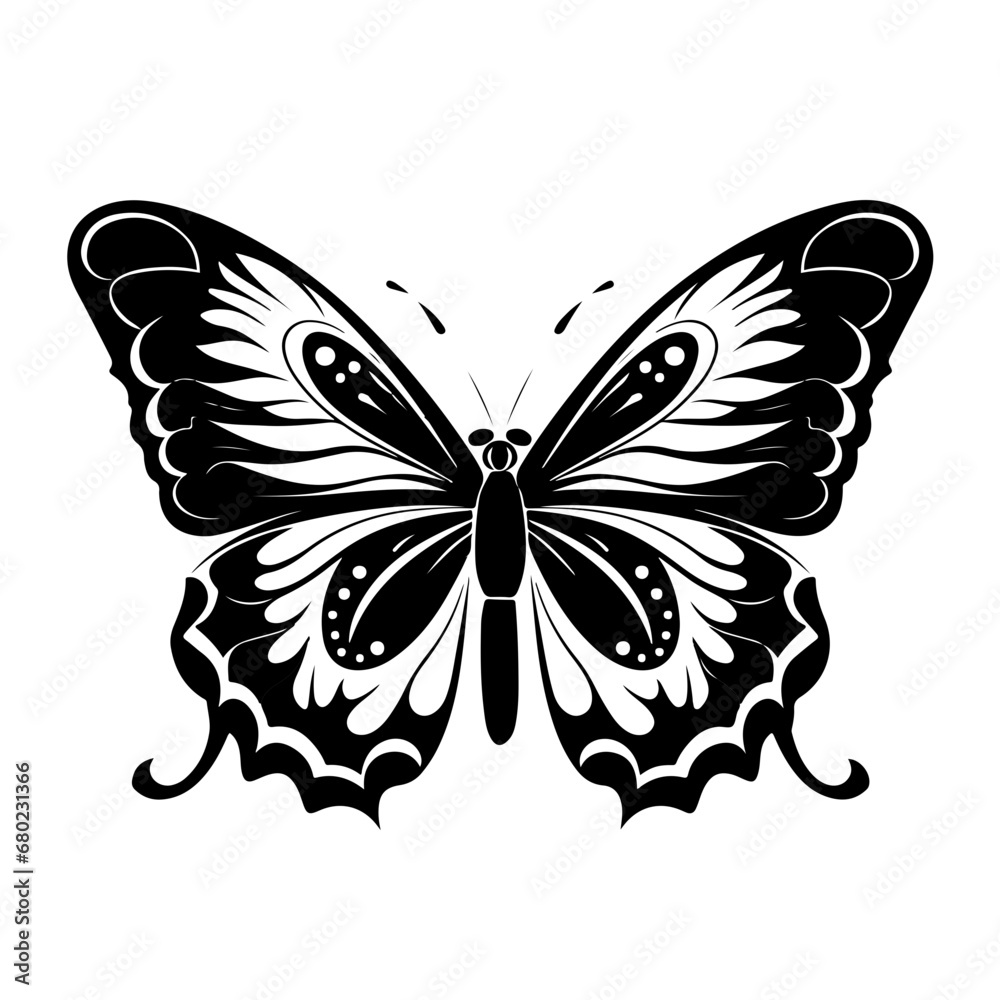 Delicate Butterfly Vector Illustration Delicate Butterfly Vector Illustration