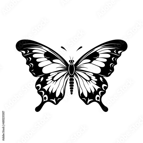  Delicate Butterfly Vector Illustration © Mateusz