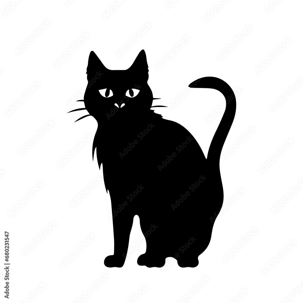 Graceful Cat Vector Illustration Graceful Cat Vector Illustration