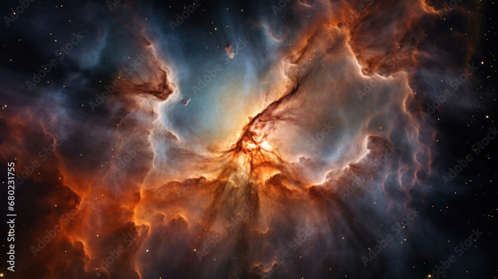 A Nebula Unveiling the Universe's Beauty