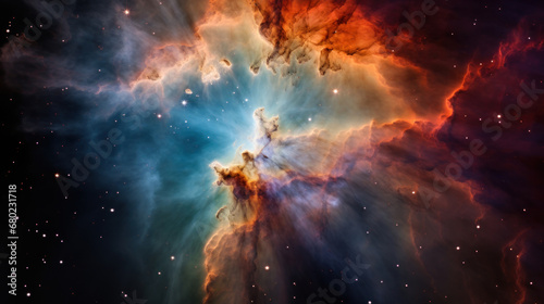 A Nebula Unveiling the Cosmos s Immensity