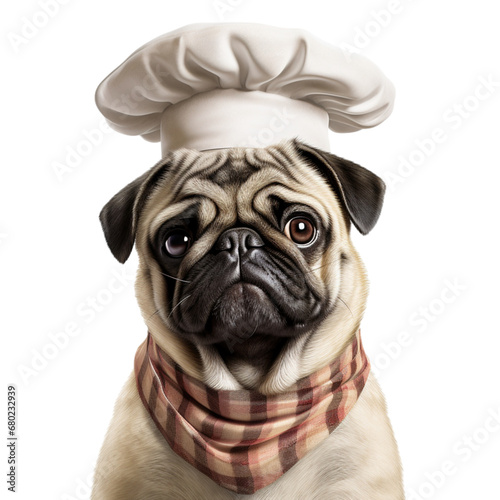 pug chef © vectorcyan