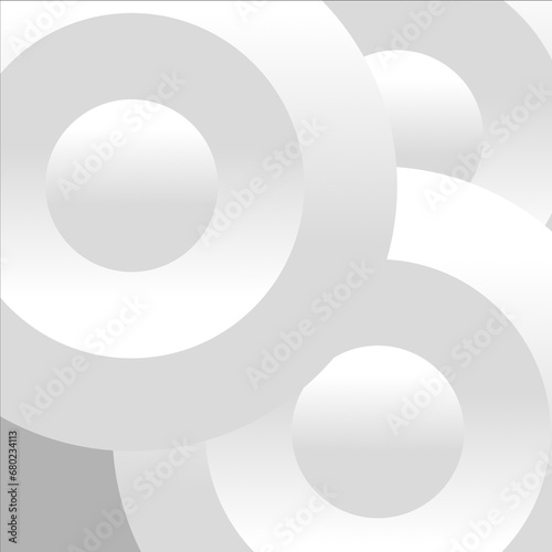 Abstract White Silver Background  A sleek and modern design featuring a harmonious blend of white and silver background.