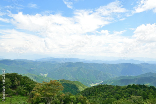 茶臼山高原山頂からの眺め（愛知県）