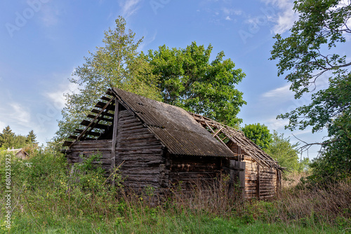 old wooden house