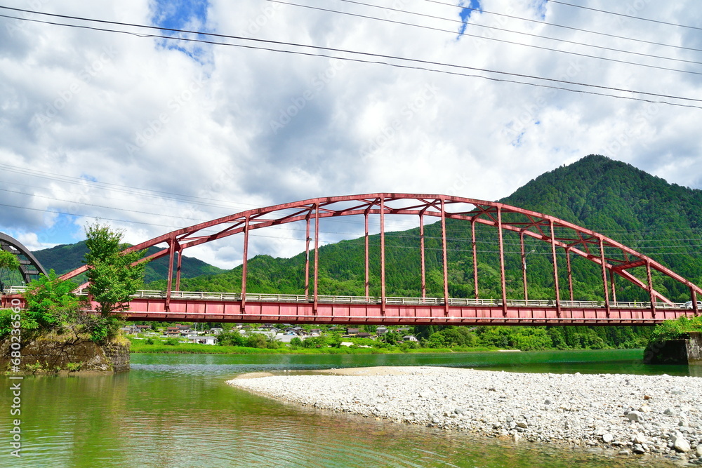 Fototapeta premium 木曽川（長野県）