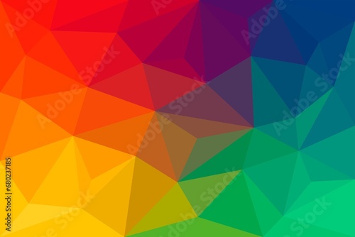 Fondo abstracto con formas poligonales de tri  ngulos