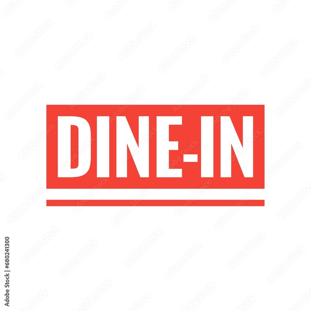 ''Dine-in'' Restaurant Sign Design ''Dine-in'' Restaurant Sign Design
