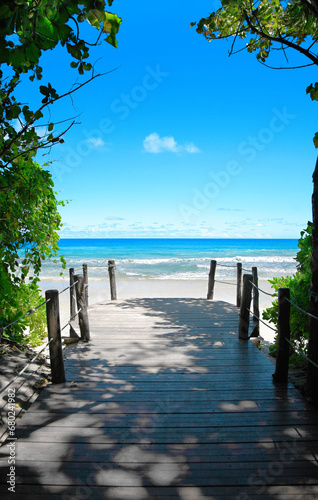 Beau Vallon Beach, Island Mahé, Indian Ocean, Republic of Seychelles.