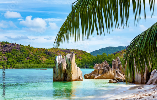 Anse Papaje, Island Curieuse, Indian Ocean, Republic of Seychelles, Africa.