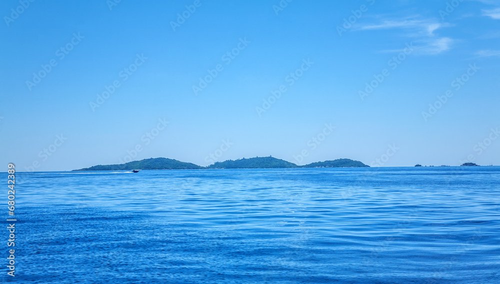 Island Petite Souer, Island Grande Soeur, Coco Island, Republic of Seychelles, Africa. Island Petite Souer, Island Grande Soeur, Coco Island, Republic of Seychelles, Africa.