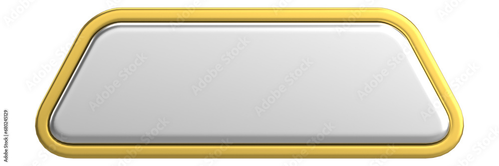 3D button. Empty button. 3D illustration. 3D button. Empty button. 3D illustration.