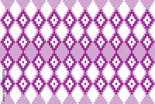 Pink and white embroidery fabric texture pattern.vector
