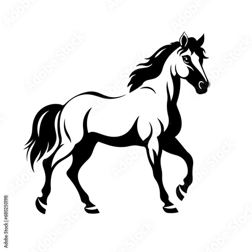 Graceful Horse Vector Illustration